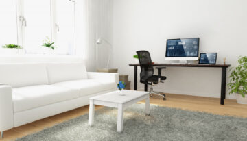 Ako jednoducho zariadiť domácu pracovňu? Aj ak ju musíte zakomponovať napríklad do obývačky?